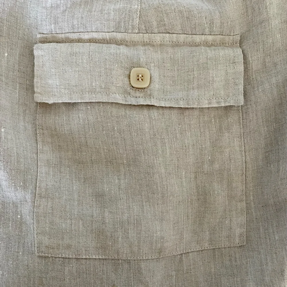 Lorenier 100% linen pants